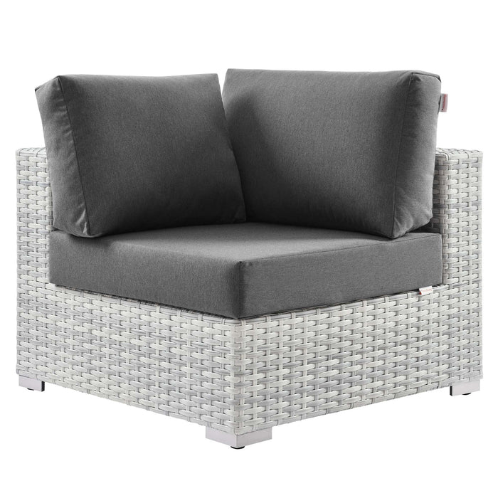 Convene Outdoor Patio Corner Chair - alternate angle view