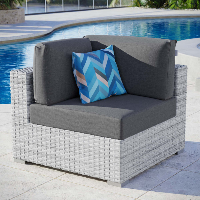 Convene Outdoor Patio Corner Chair - Modway \outdoor\sofas & sectionals
