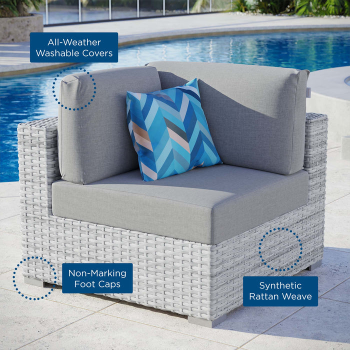Convene Outdoor Patio Corner Chair - view 8