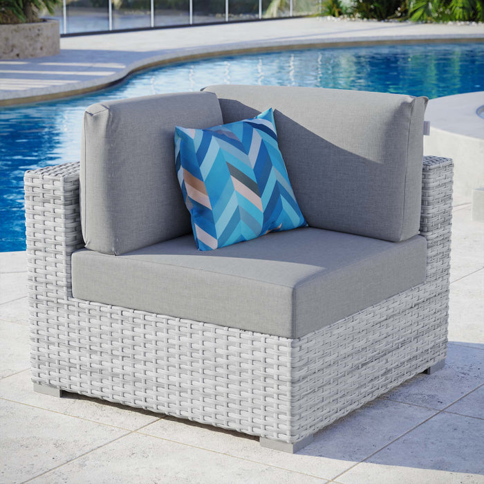 Convene Outdoor Patio Corner Chair - view 11