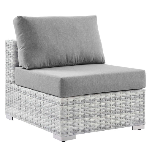 Convene Outdoor Patio Armless Chair - alternate angle view
