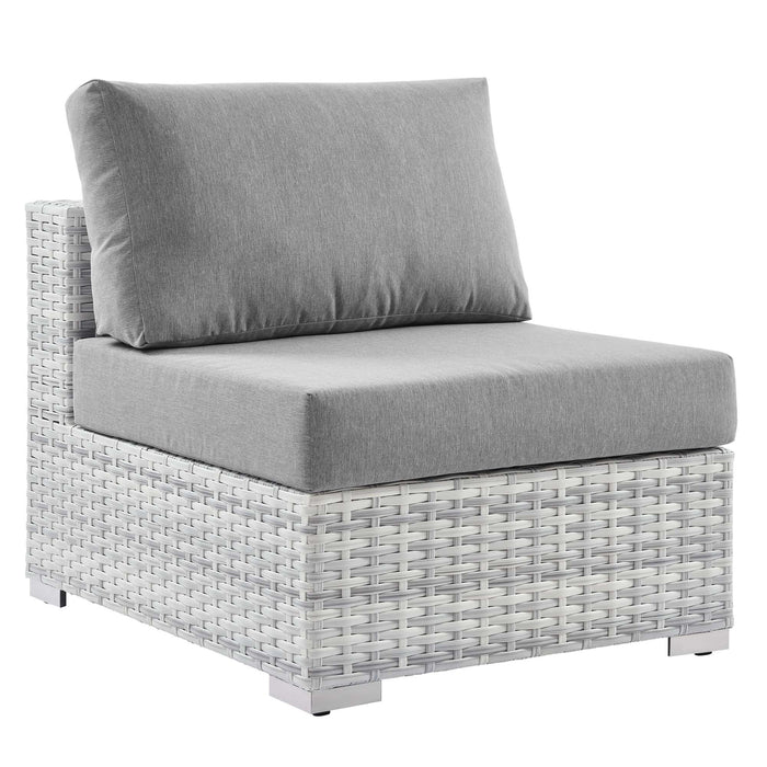 Convene Outdoor Patio Armless Chair - alternate angle view