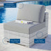 Convene Outdoor Patio Armless Chair - in lifestyle setting