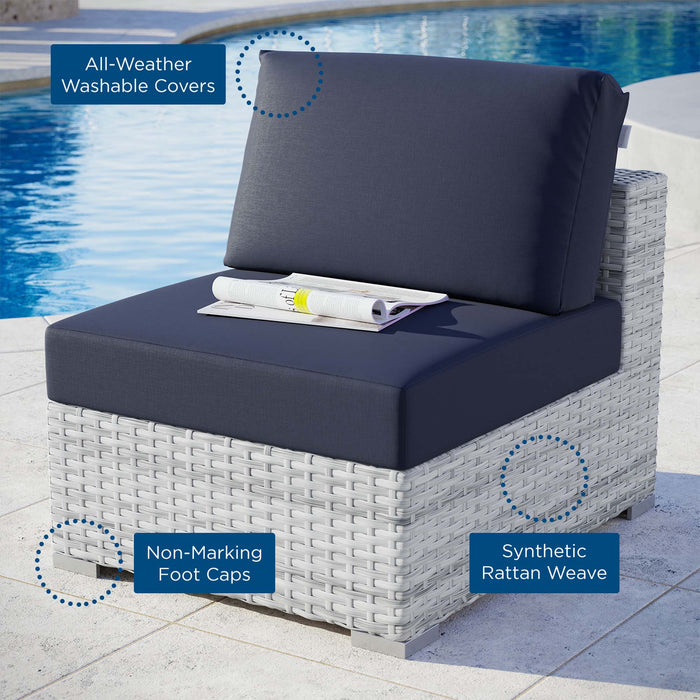 Convene Outdoor Patio Armless Chair - view 19