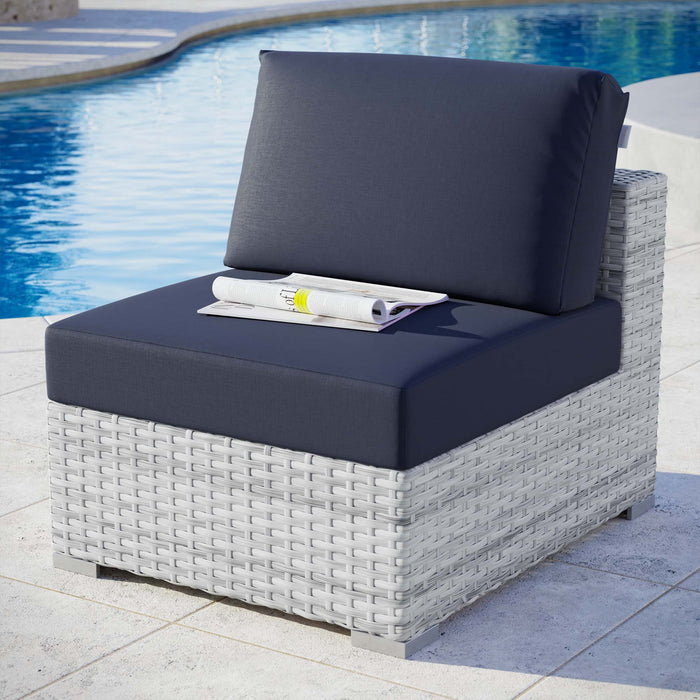 Convene Outdoor Patio Armless Chair - view 17