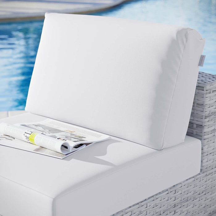 Convene Outdoor Patio Armless Chair - view 27