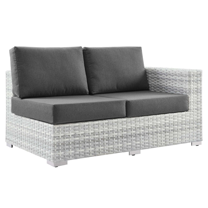 Convene Outdoor Patio Right-Arm Loveseat - alternate angle view