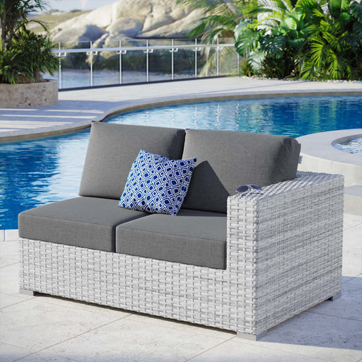 Convene Outdoor Patio Right-Arm Loveseat - Modway \outdoor\sofas & sectionals