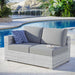 Convene Outdoor Patio Left-Arm Loveseat - Modway \outdoor\sofas & sectionals