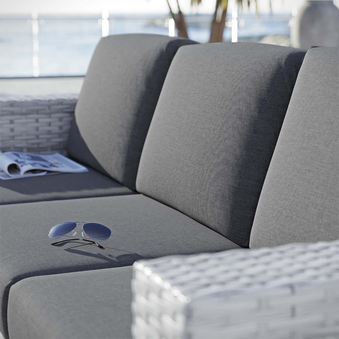 Convene Outdoor Patio Sofa - detail close-up