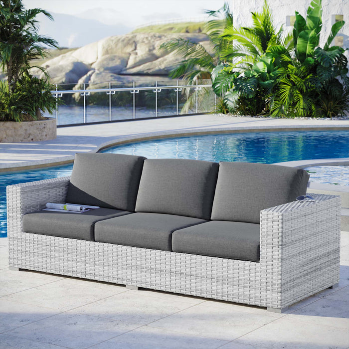 Convene Outdoor Patio Sofa - Modway \outdoor\sofas & sectionals