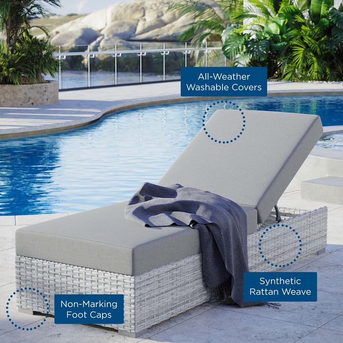 Convene Outdoor Patio Chaise - detail close-up