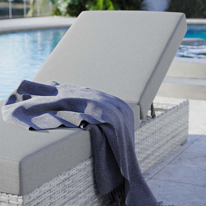 Convene Outdoor Patio Chaise - in lifestyle setting