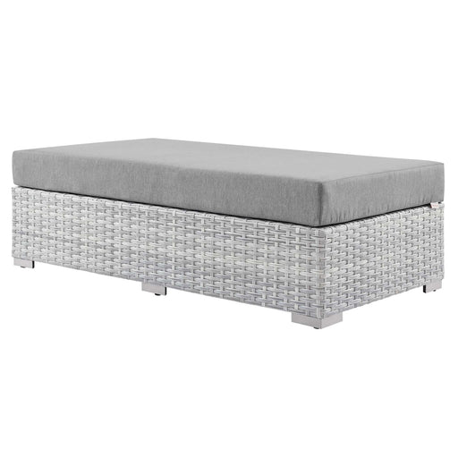 Modway Convene Outdoor Patio Rectangular Ottoman Living Room Furniture - View 28
