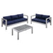 Shore Sunbrella® Fabric Outdoor Patio Aluminum 3 Piece Set by Modway - view 16
