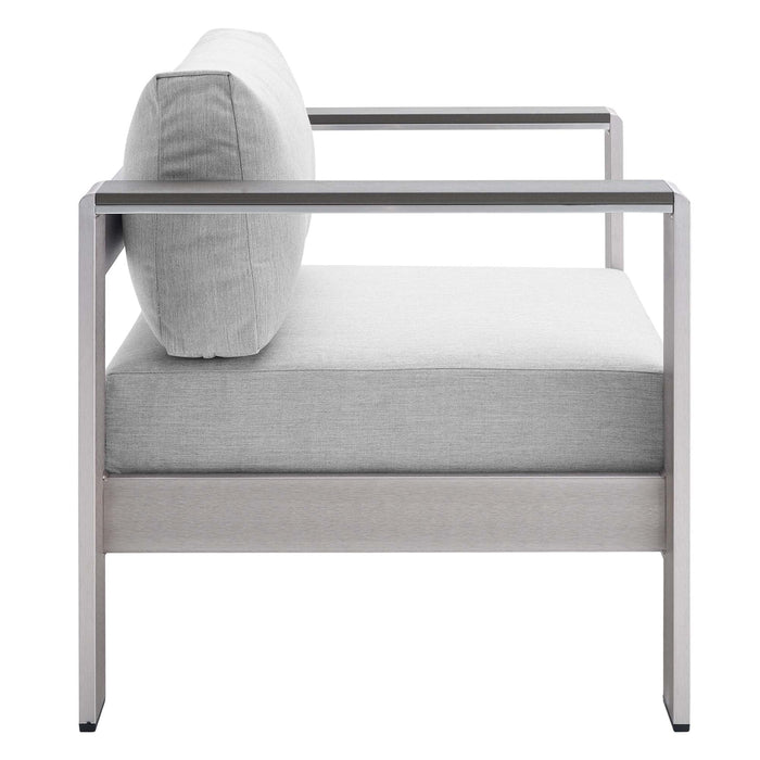 Modway Shore Sunbrella® Fabric Outdoor Patio Aluminum 4 Piece Set - Features