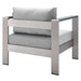 Modway Shore Sunbrella® Fabric Outdoor Patio Aluminum 4 Piece Set - View 10
