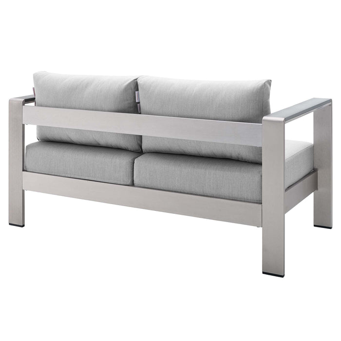 Modway Shore Sunbrella® Fabric Outdoor Patio Aluminum 7 Piece Set - View 12