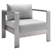 Modway Shore Sunbrella® Fabric Outdoor Patio Aluminum 7 Piece Set - Dimensions