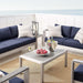 Modway Shore Sunbrella® Fabric Outdoor Patio Aluminum 7 Piece Set - View 20