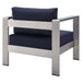 Modway Shore Sunbrella® Fabric Outdoor Patio Aluminum 7 Piece Set - View 28