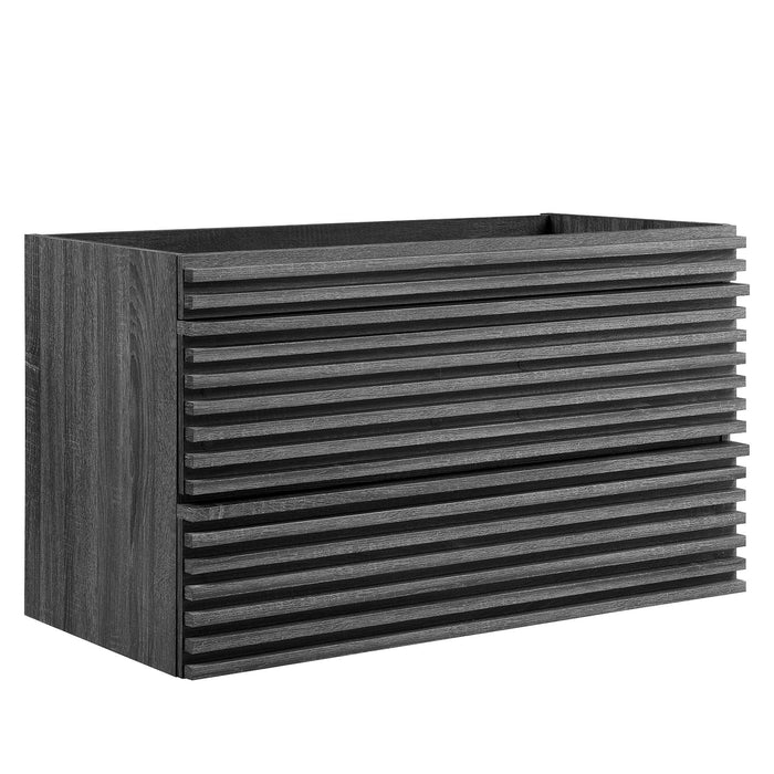 Render Wall-Mount Bathroom Cabinet Basin Not Included