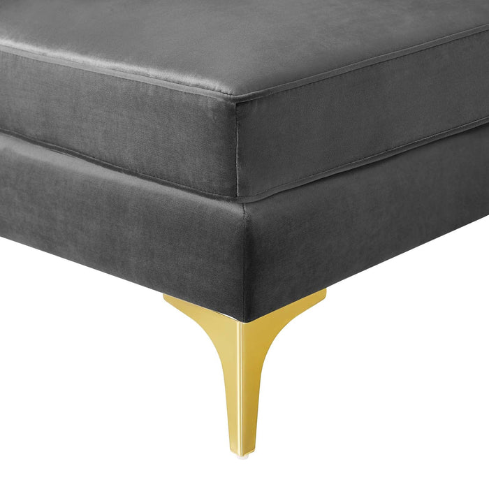 Triumph Channel Tufted Performance Velvet Loveseat - Retro Modern Glam, Stain-Resistant, Luxurious Comfort