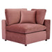 Commix Down Filled Overstuffed Performance Velvet Corner Chair - view 9