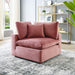 Commix Down Filled Overstuffed Performance Velvet Corner Chair - view 8