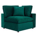 Commix Down Filled Overstuffed Performance Velvet Corner Chair - view 16