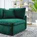 Commix Down Filled Overstuffed Performance Velvet Corner Chair - view 18