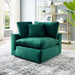 Commix Down Filled Overstuffed Performance Velvet Corner Chair - view 15