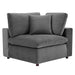 Commix Down Filled Overstuffed Performance Velvet Corner Chair - view 23