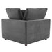Commix Down Filled Overstuffed Performance Velvet Corner Chair - view 27
