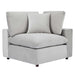 Commix Down Filled Overstuffed Performance Velvet Corner Chair - view 30