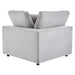 Commix Down Filled Overstuffed Performance Velvet Corner Chair - view 34