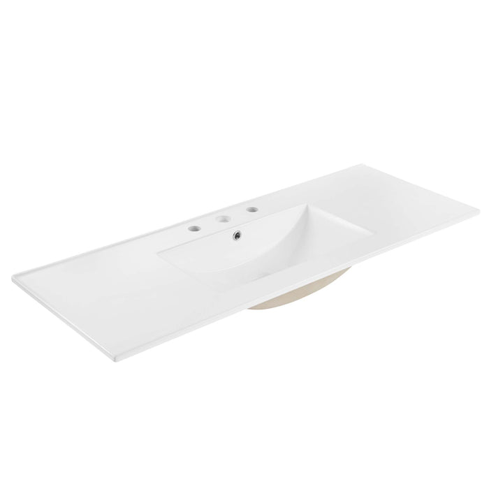 Cayman Bathroom Sink White / 48" Single