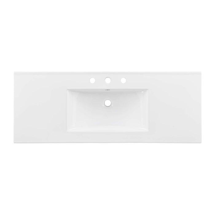 Cayman Bathroom Sink White / 48" Single