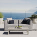Saybrook Outdoor Patio Upholstered 2-Piece Sectional Sofa Loveseat - Modway \outdoor\sofas & sectionals