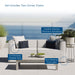 Saybrook Outdoor Patio Upholstered 2-Piece Sectional Sofa Loveseat - view 19
