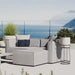 Saybrook Outdoor Patio Upholstered Loveseat and Ottoman Set - Modway \outdoor\sofas & sectionals