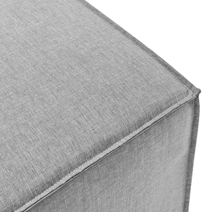 Saybrook Outdoor Patio Upholstered Loveseat and Ottoman Set - view 9