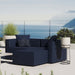 Saybrook Outdoor Patio Upholstered Loveseat and Ottoman Set - view 11