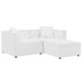 Saybrook Outdoor Patio Upholstered Loveseat and Ottoman Set - view 21