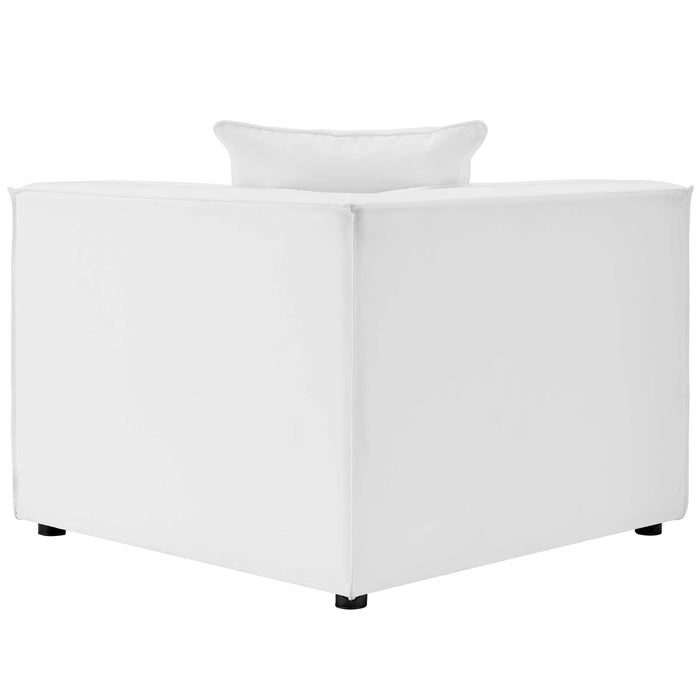 Saybrook Outdoor Patio Upholstered 3-Piece Sectional Sofa - view 30