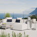 Saybrook Outdoor Patio Upholstered 4-Piece Sectional Sofa - view 26