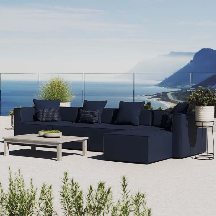 Saybrook Outdoor Patio Upholstered 5-Piece Sectional Sofa by Modway - accessory view