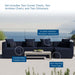 Saybrook Outdoor Patio Upholstered 6-Piece Sectional Sofa by Modway - product label