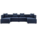 Saybrook Outdoor Patio Upholstered 6-Piece Sectional Sofa by Modway - installation view
