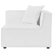Saybrook Outdoor Patio Upholstered 6-Piece Sectional Sofa outdoor patio sectional back view
